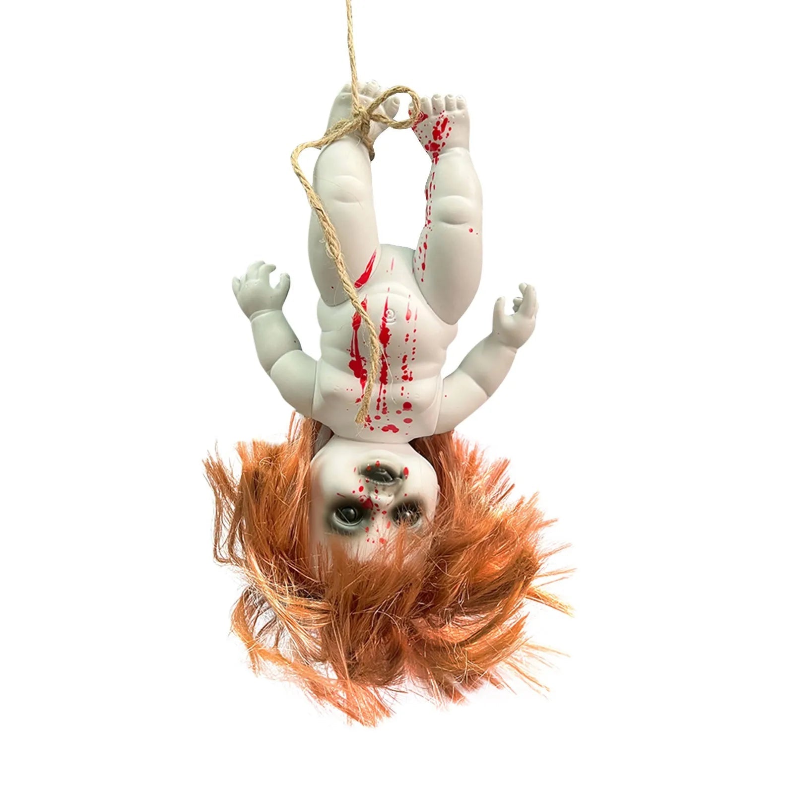 Halloween Scary Blood Doll Horror Ghost Zombie Baby Ghost Day Infant Decor Haunted House Props Children Gifts Party Decor - drollido