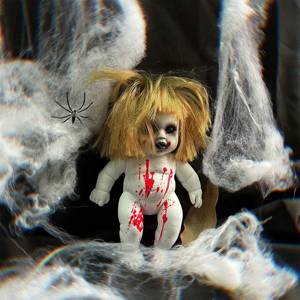 Halloween Scary Blood Doll Horror Ghost Zombie Baby Ghost Day Infant Decor Haunted House Props Children Gifts Party Decor - drollido