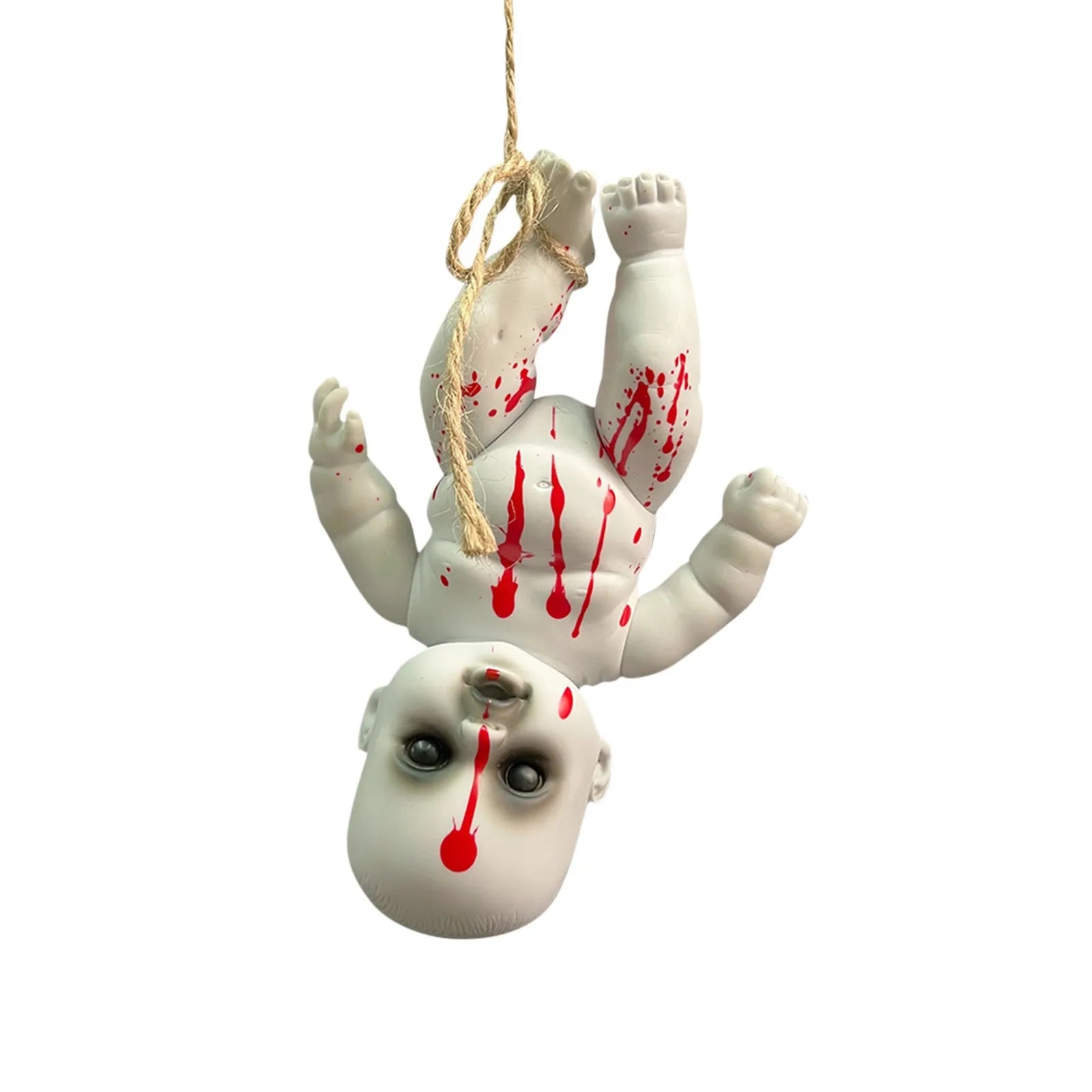 Halloween Scary Blood Doll Horror Ghost Zombie Baby Ghost Day Infant Decor Haunted House Props Children Gifts Party Decor - drollido
