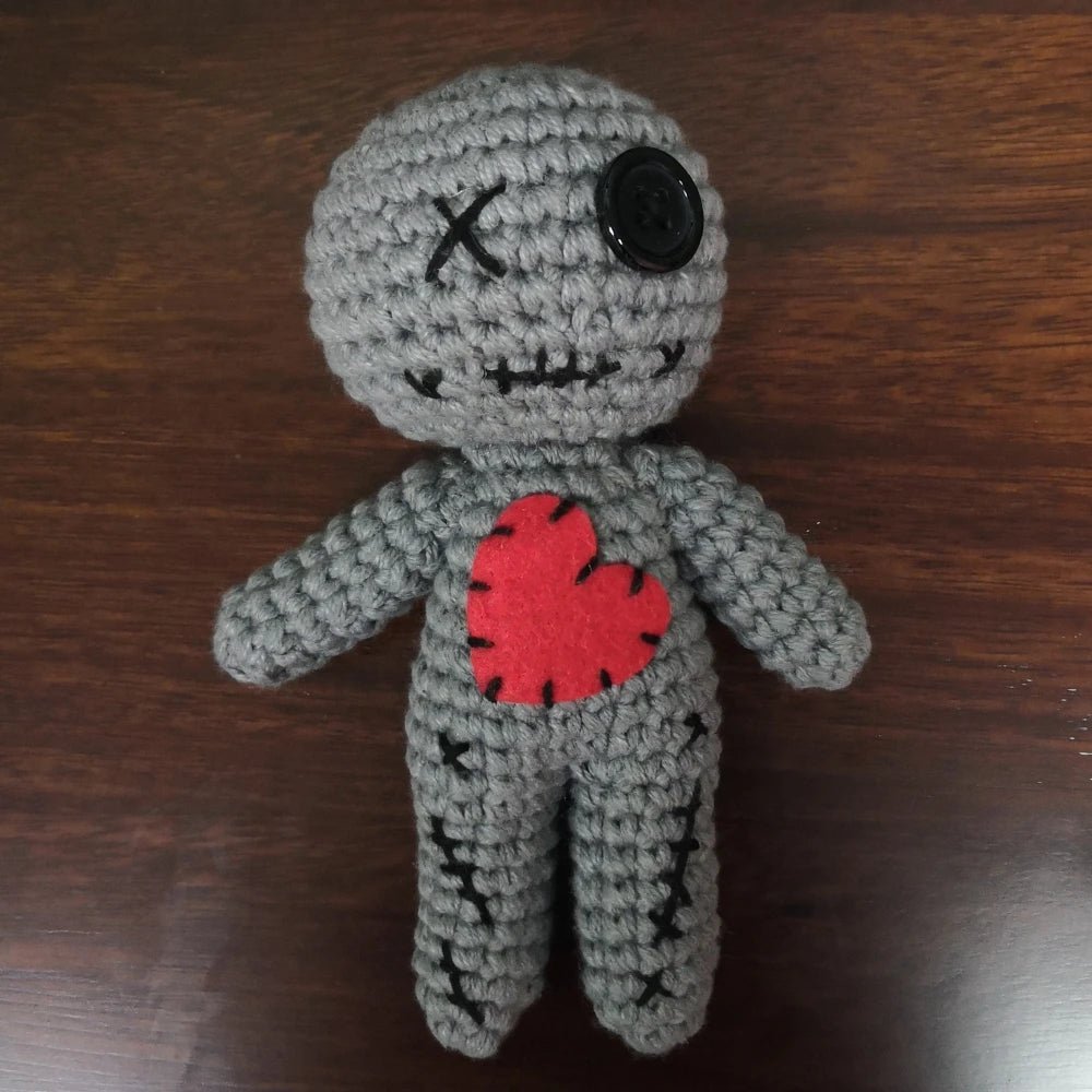 Halloween Scray Voodoo Dolls Majic Creepy Ghost String Plush Pin Needle Holder Horror Christmas Ornaments For Witchcraft Trick - drollido