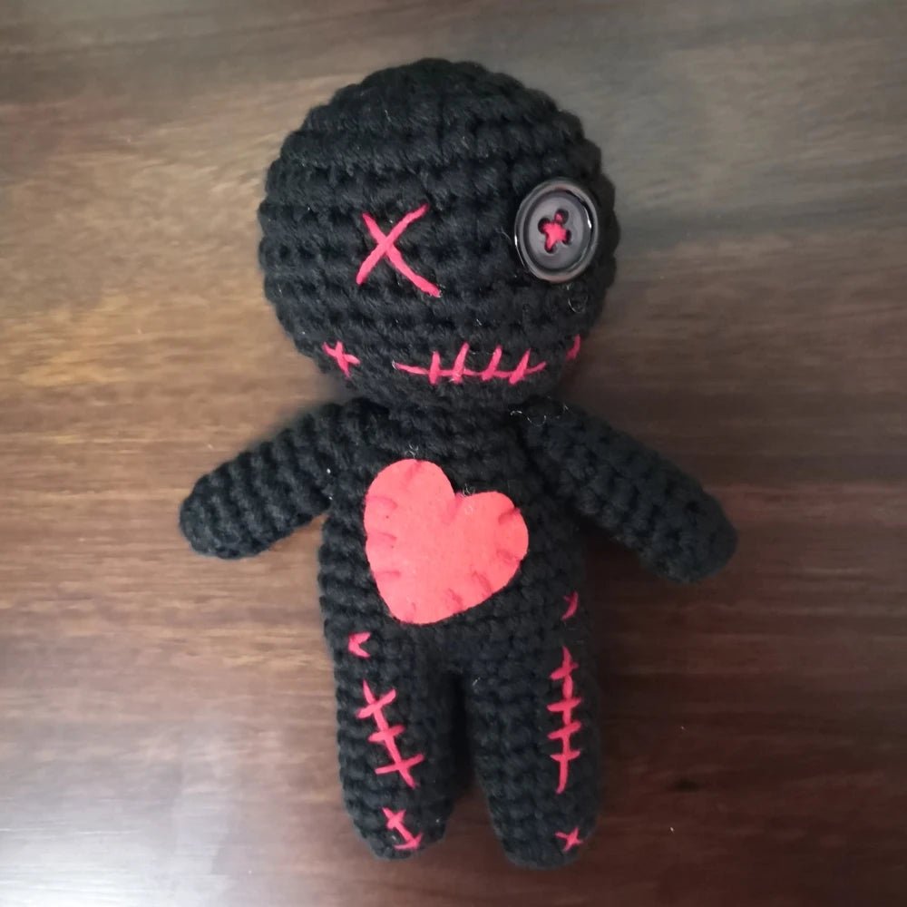 Halloween Scray Voodoo Dolls Majic Creepy Ghost String Plush Pin Needle Holder Horror Christmas Ornaments For Witchcraft Trick - drollido