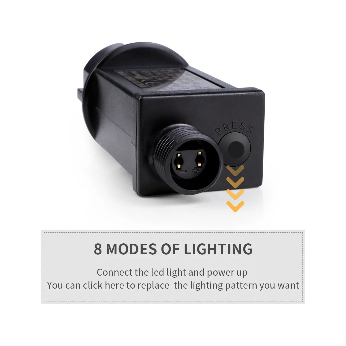 IP65 Waterproof 8 Modes 10 - 100M LED String Lights, 24V Outdoor Fairy Lights for Wedding, Garden, Party, Christmas Decoration - drollido