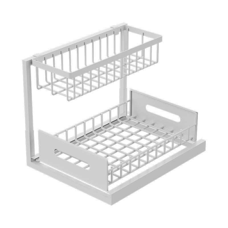 Kitchen Cabinet Sink Drawable Storage Rack - drollido
