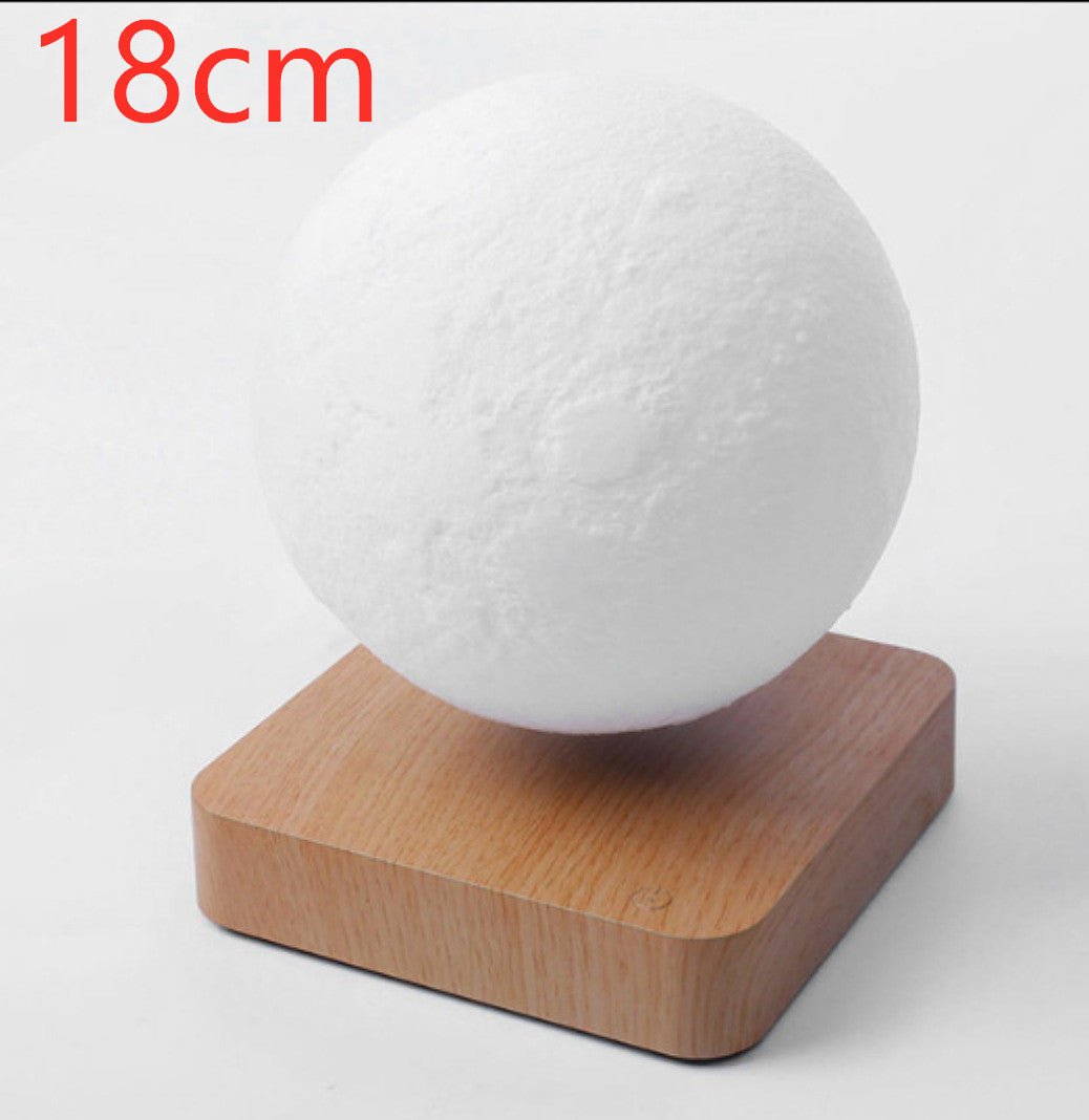 Magnetic Levitation Table Lamp Moon Light 3D Printing Planet Night Light - drollido
