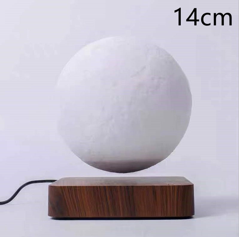 Magnetic Levitation Table Lamp Moon Light 3D Printing Planet Night Light - drollido