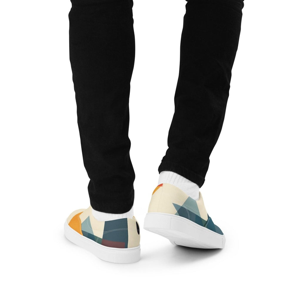 Men’s abstrakt canvas shoes - drollido