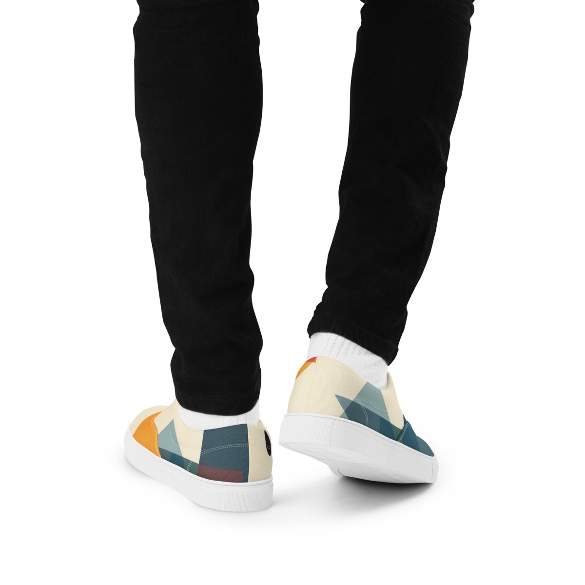 Men’s abstrakt canvas shoes - drollido