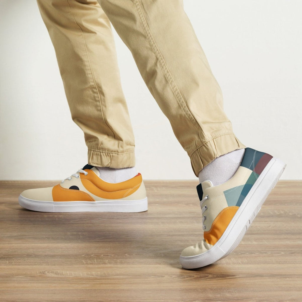Men’s abstrakt canvas shoes - drollido