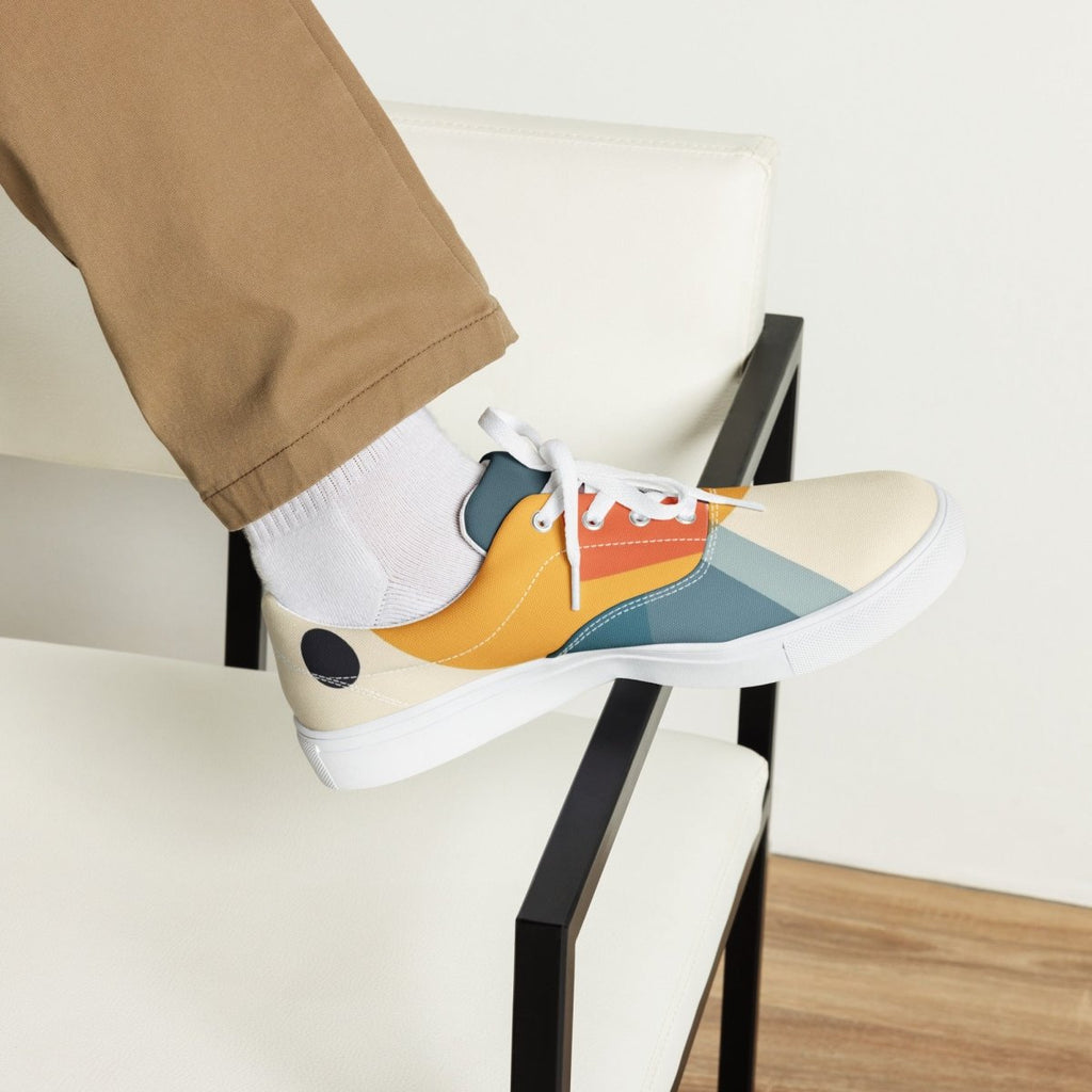 Men’s abstrakt canvas shoes - drollido
