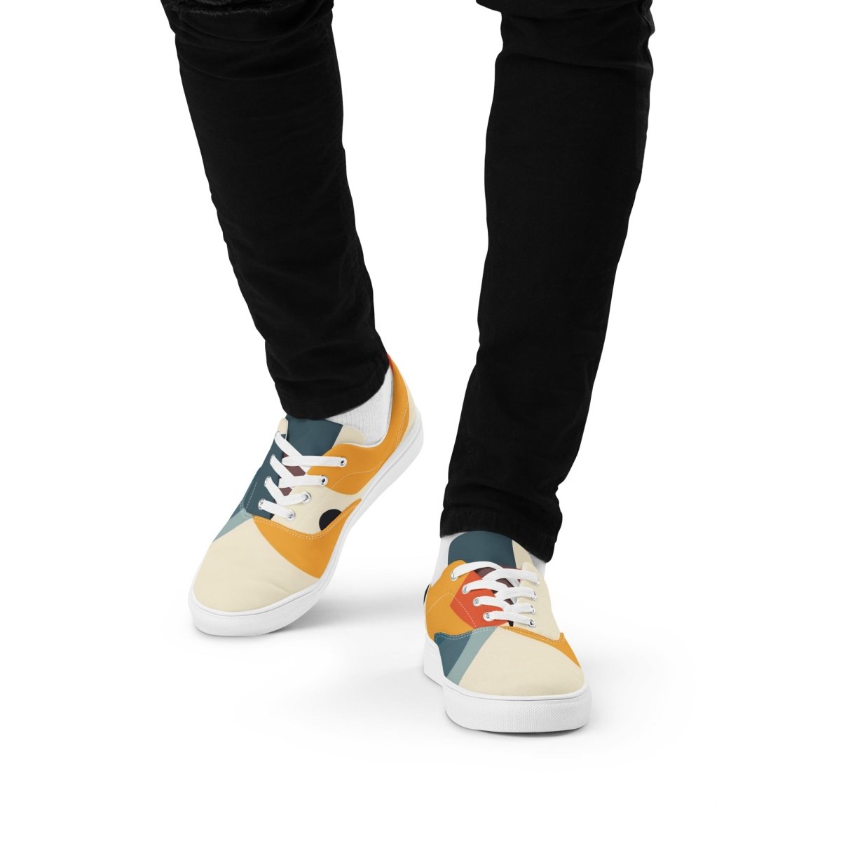 Men’s abstrakt canvas shoes - drollido