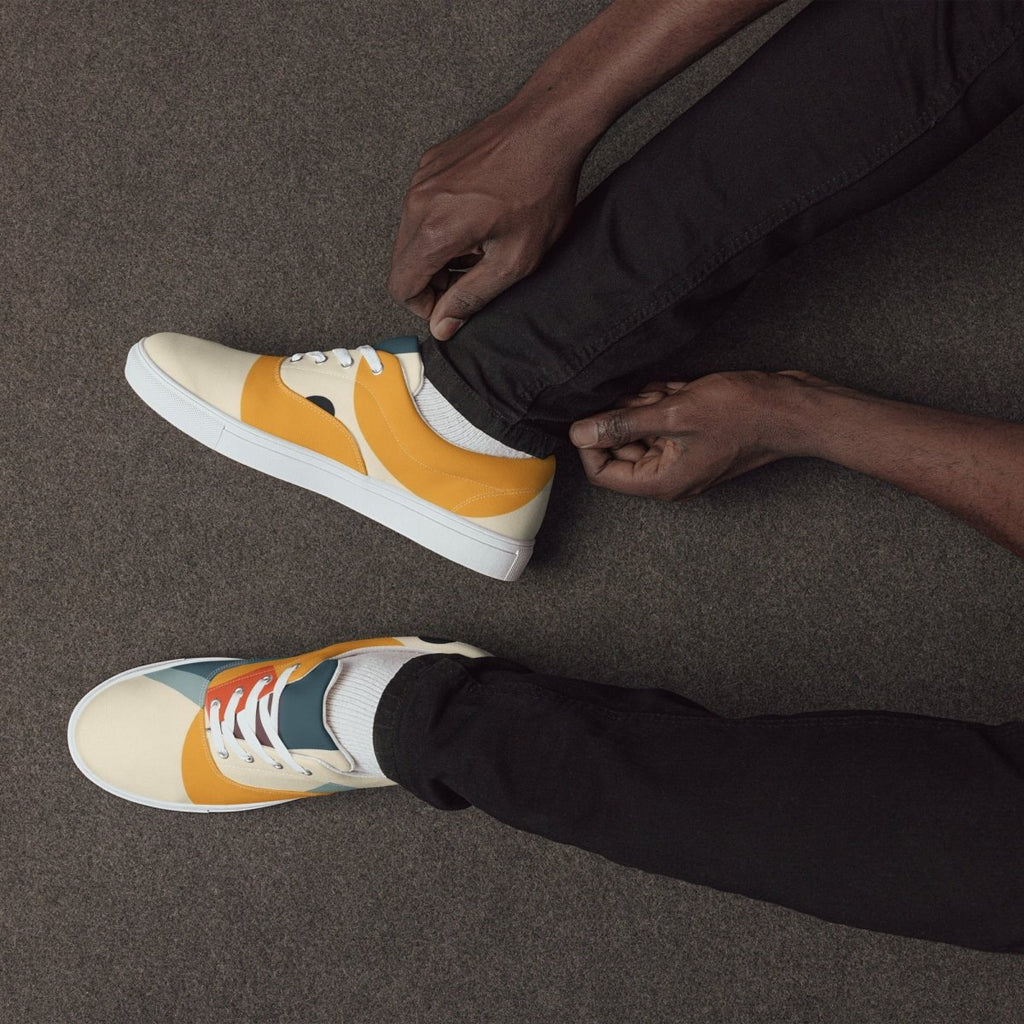 Men’s abstrakt canvas shoes - drollido