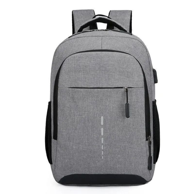 Mens BackPack LargeCapacity Simple Fashion Travel Female Student ComputerBag - drollido