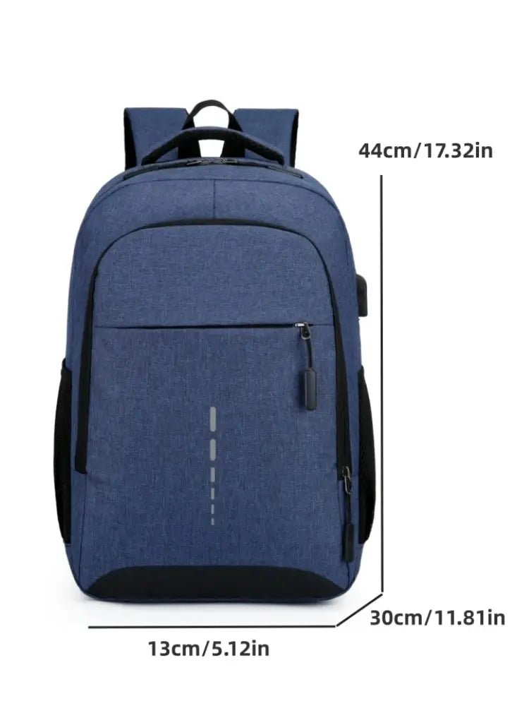 Mens BackPack LargeCapacity Simple Fashion Travel Female Student ComputerBag - drollido