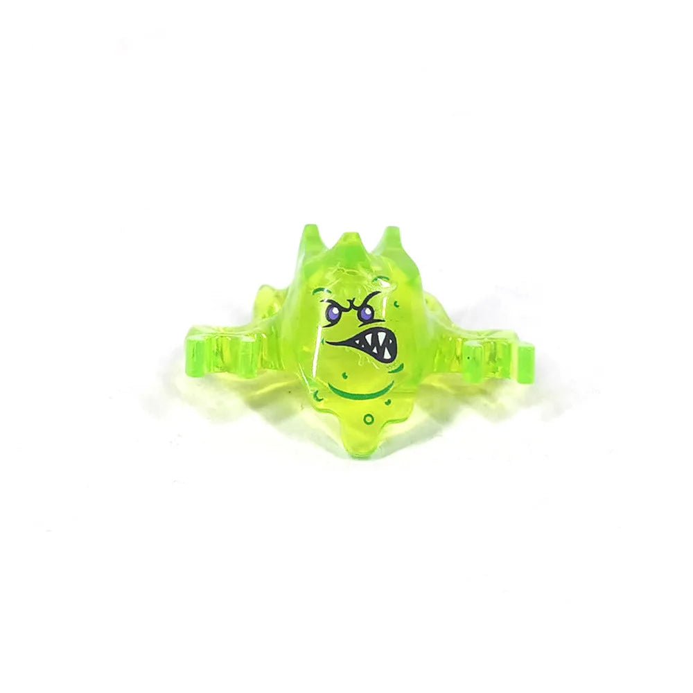 MOC Halloween Pumpkin Head Cover Building Blocks Kit Ghost Headgear Green Evil Spirits Accessories Bricks Toys Boys Gift - drollido