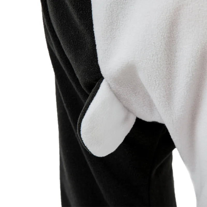 Monokuma Unicorn Kigurumi Pajama Adult Onesie Anime Bear Jumpsuit Black White Animal Pajamas Women Halloween Party Suit Overall - drollido