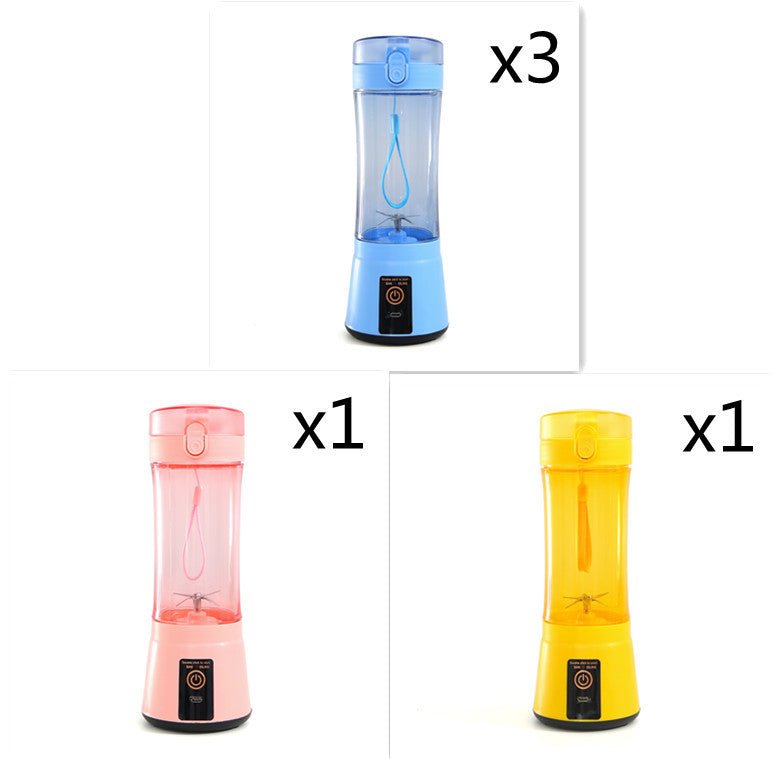 Portable Electric Fruit Juicer Wireless USB Rechargeable Mini Mixer Multifunction Summer Smoothie Blender Machine Kitchen Supplies - drollido