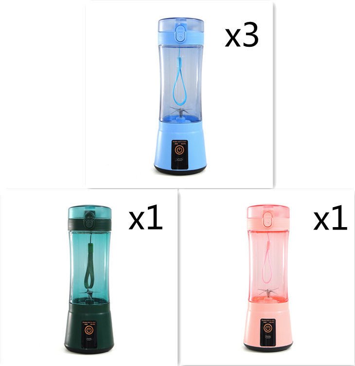 Portable Electric Fruit Juicer Wireless USB Rechargeable Mini Mixer Multifunction Summer Smoothie Blender Machine Kitchen Supplies - drollido