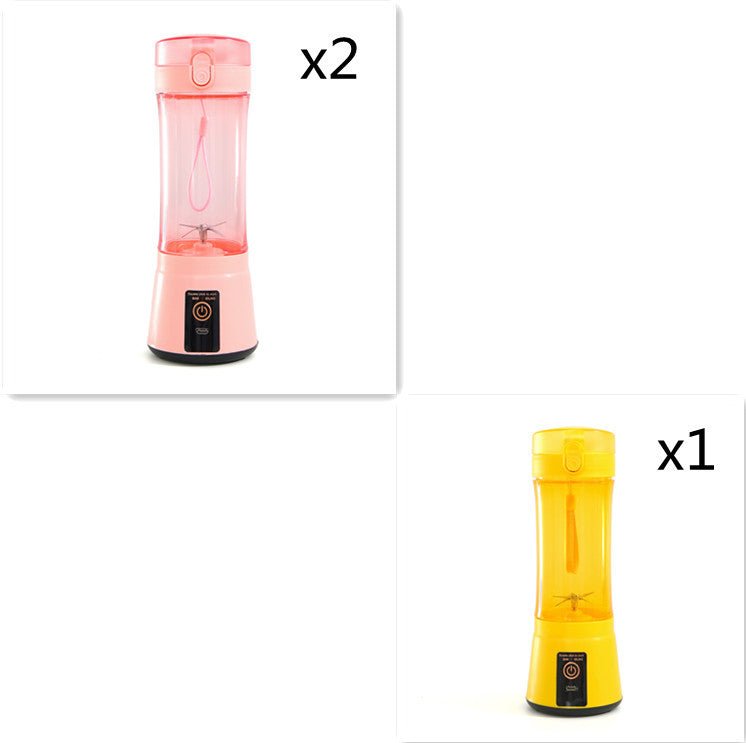 Portable Electric Fruit Juicer Wireless USB Rechargeable Mini Mixer Multifunction Summer Smoothie Blender Machine Kitchen Supplies - drollido