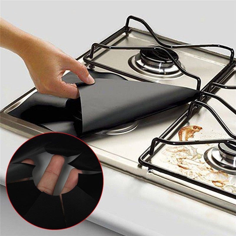 Reusable Gas Stovetop Burner Protector Cover, 2pcs/lot - drollido