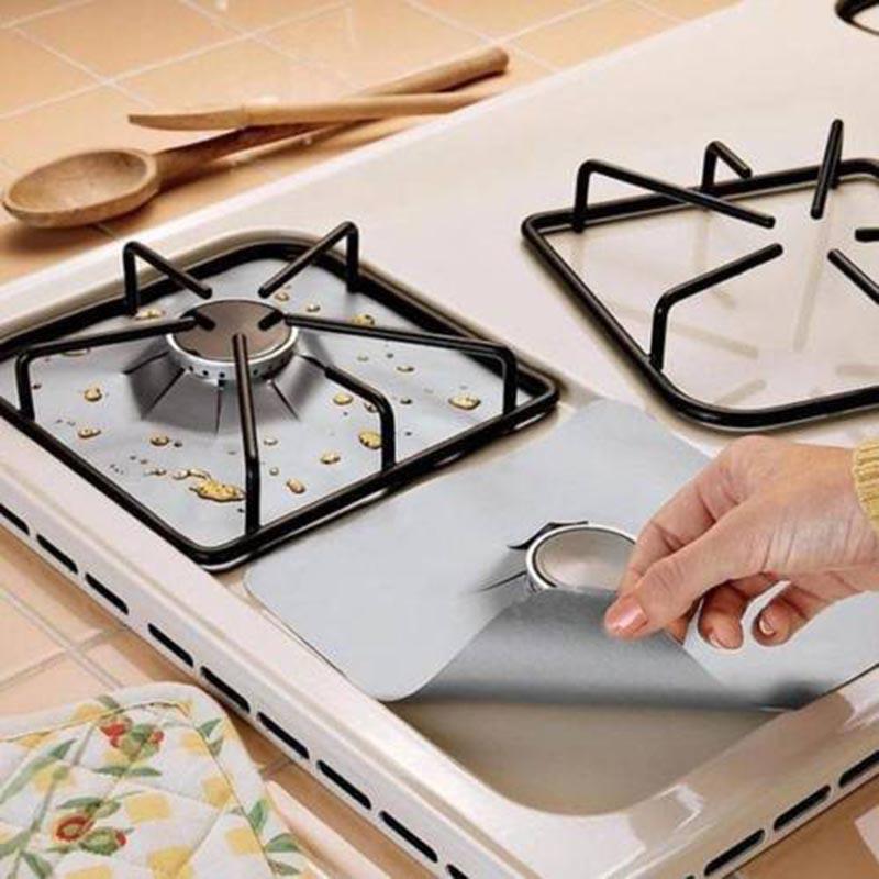 Reusable Gas Stovetop Burner Protector Cover, 2pcs/lot - drollido