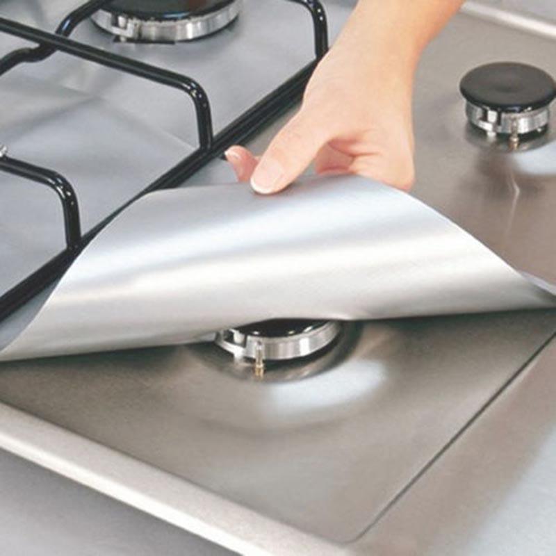 Reusable Gas Stovetop Burner Protector Cover, 2pcs/lot - drollido