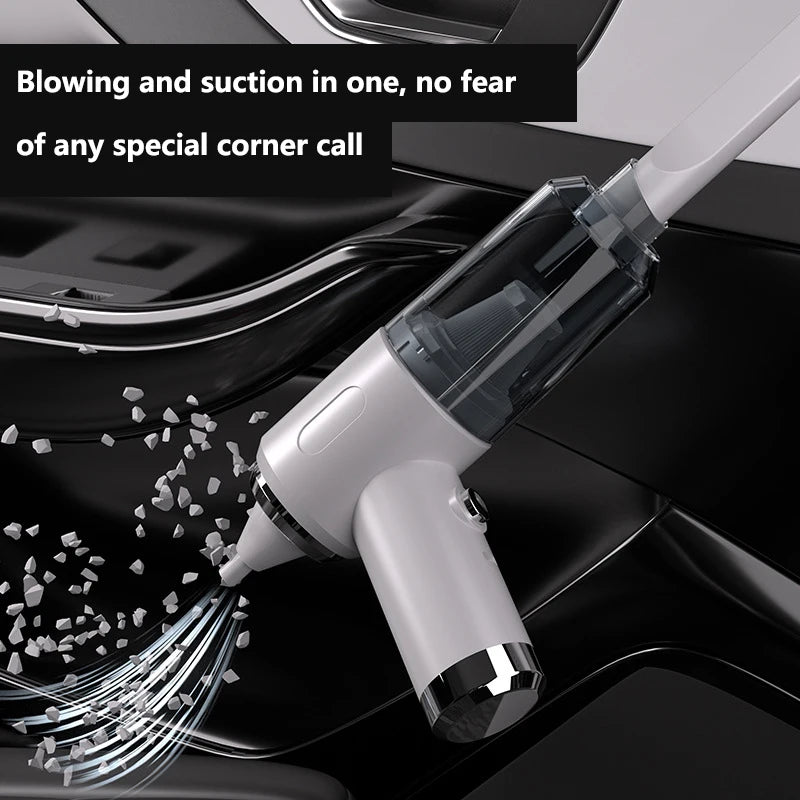 Xiaomi 2900000PA Wireless Vacuum Cleaner Convenient Blowing And Suction Integrated Handheld Car Mounted Household Dust Collector - drollido