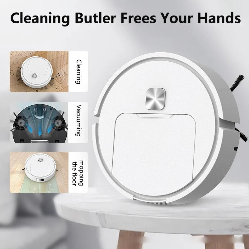 Xiaomi 3 in 1 Intelligent Mini Vacuum Cleaner With Suction Sweeping And Mopping Functions Small Appliances For Household Use - drollido